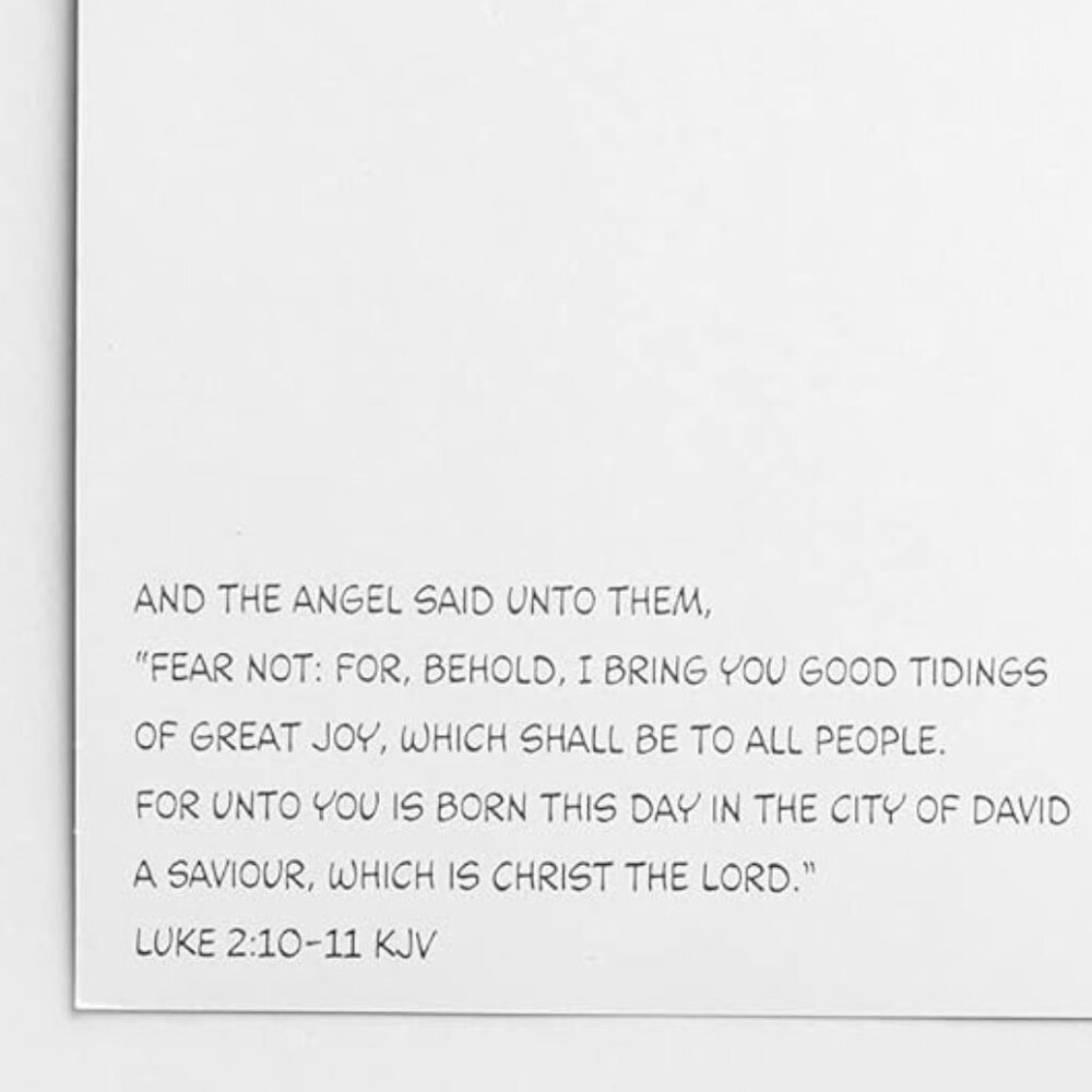 10 DaySpring Christmas Cards Peanuts Charlie Brown Good Tidings Great Joy KJV - Picture 6 of 8